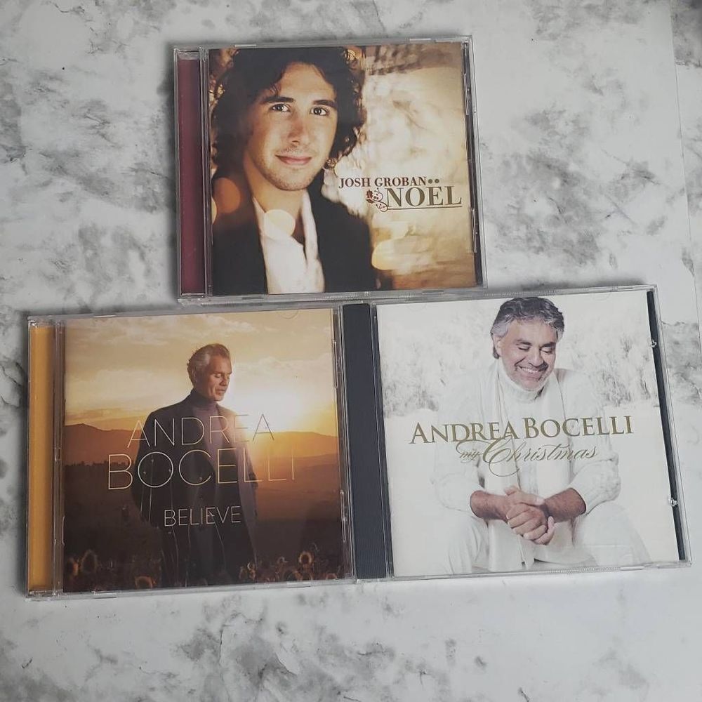 Andrea Bocelli and Josh Groban CD Christmas Bundle